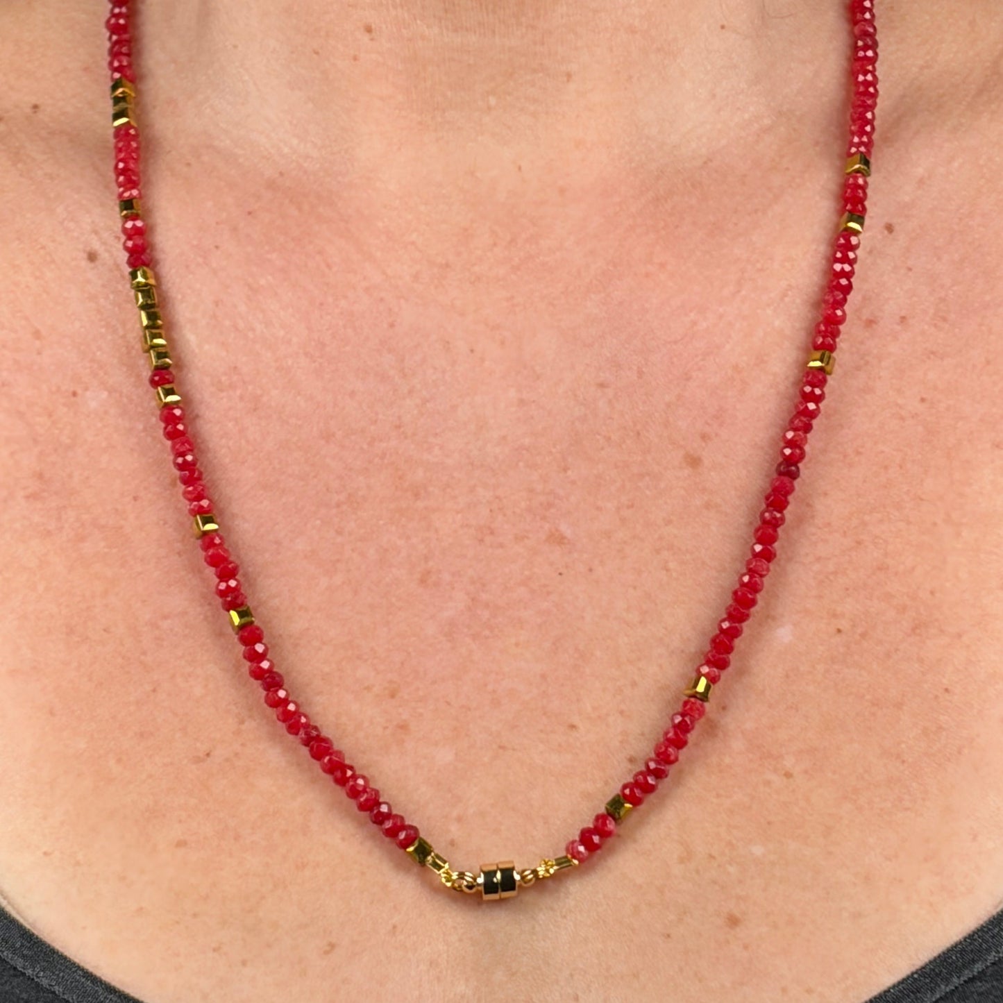Petra Garnet & Gold Hematite