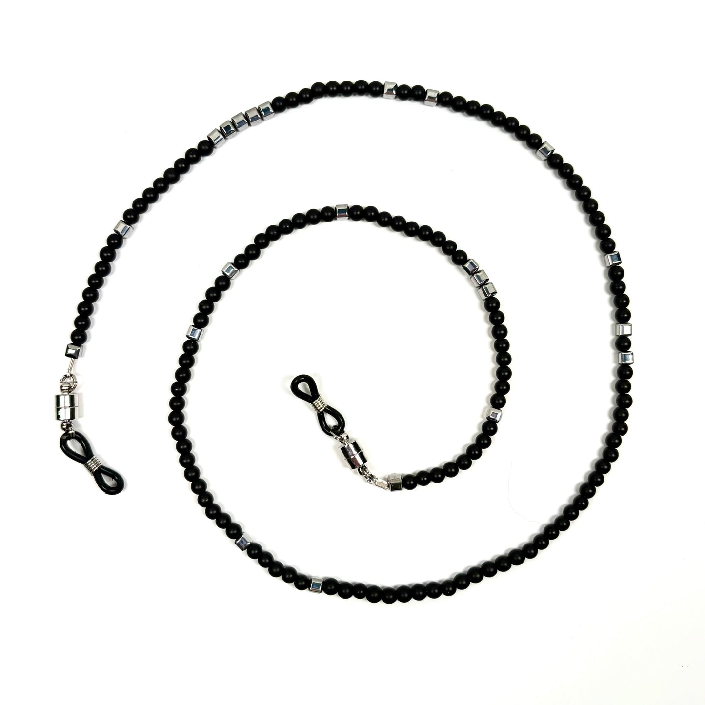 Petra Black Onyx & Silver Hematite