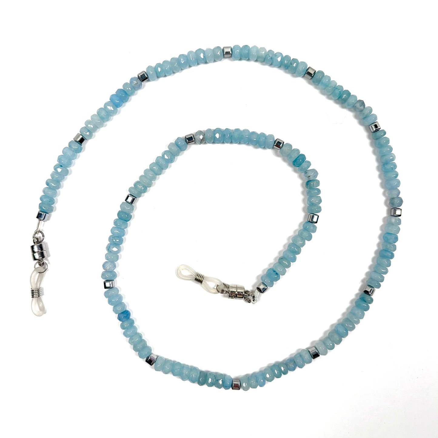 Petra Chalcedony & Silver Hematite