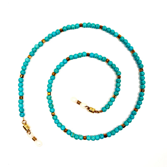 Petra Turquoise & Gold Hematite