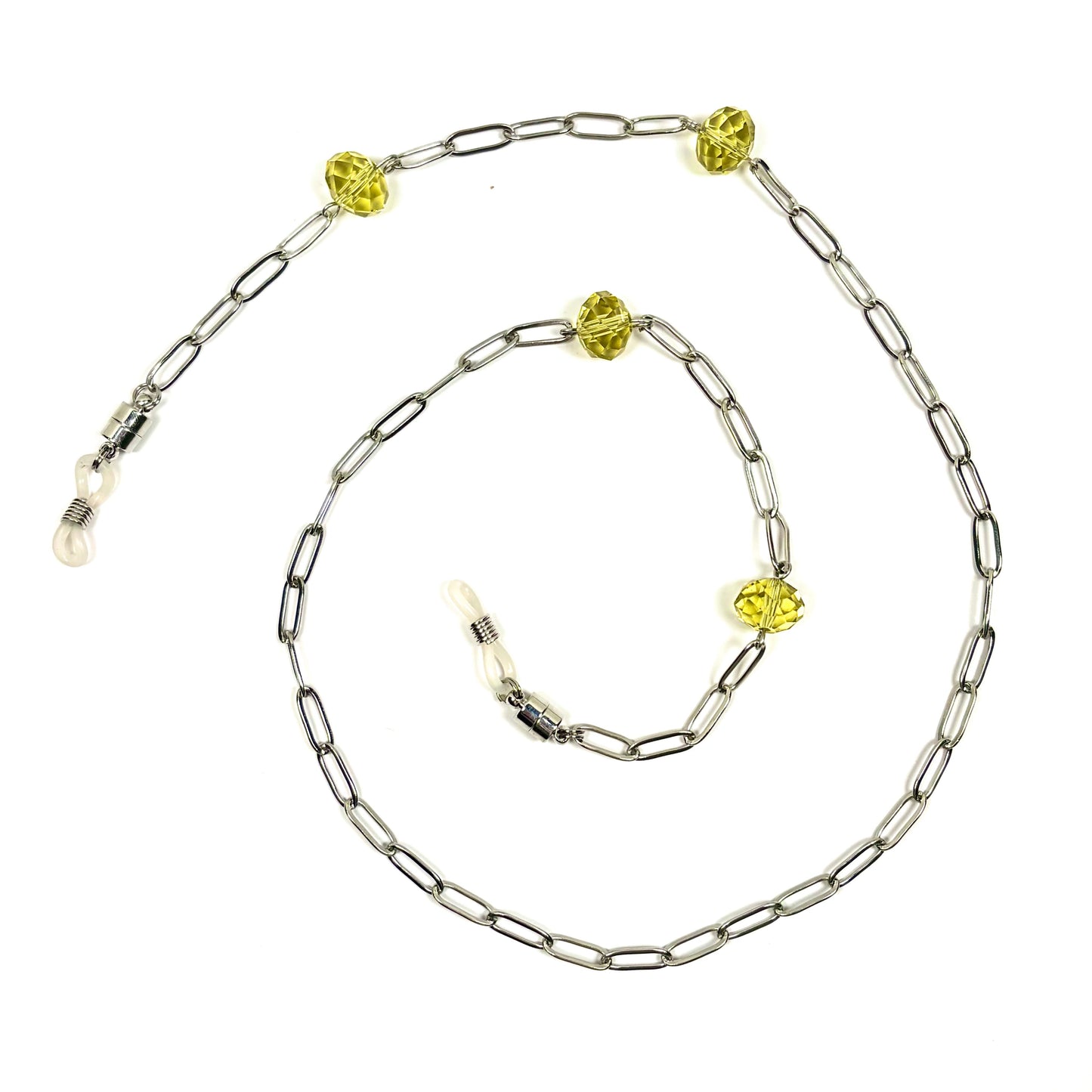 Orbit Yellow Crystal & Silver