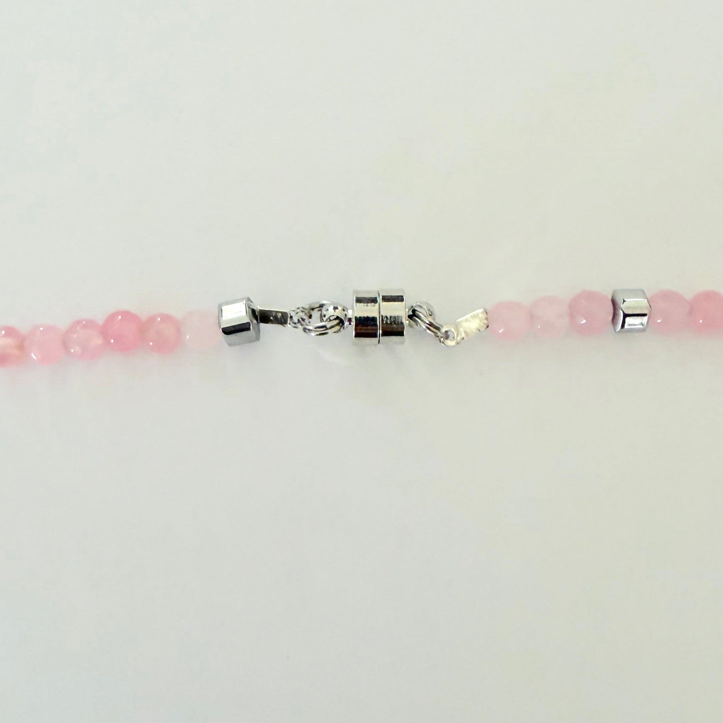 Petra Pink Quartz & Silver Hematite