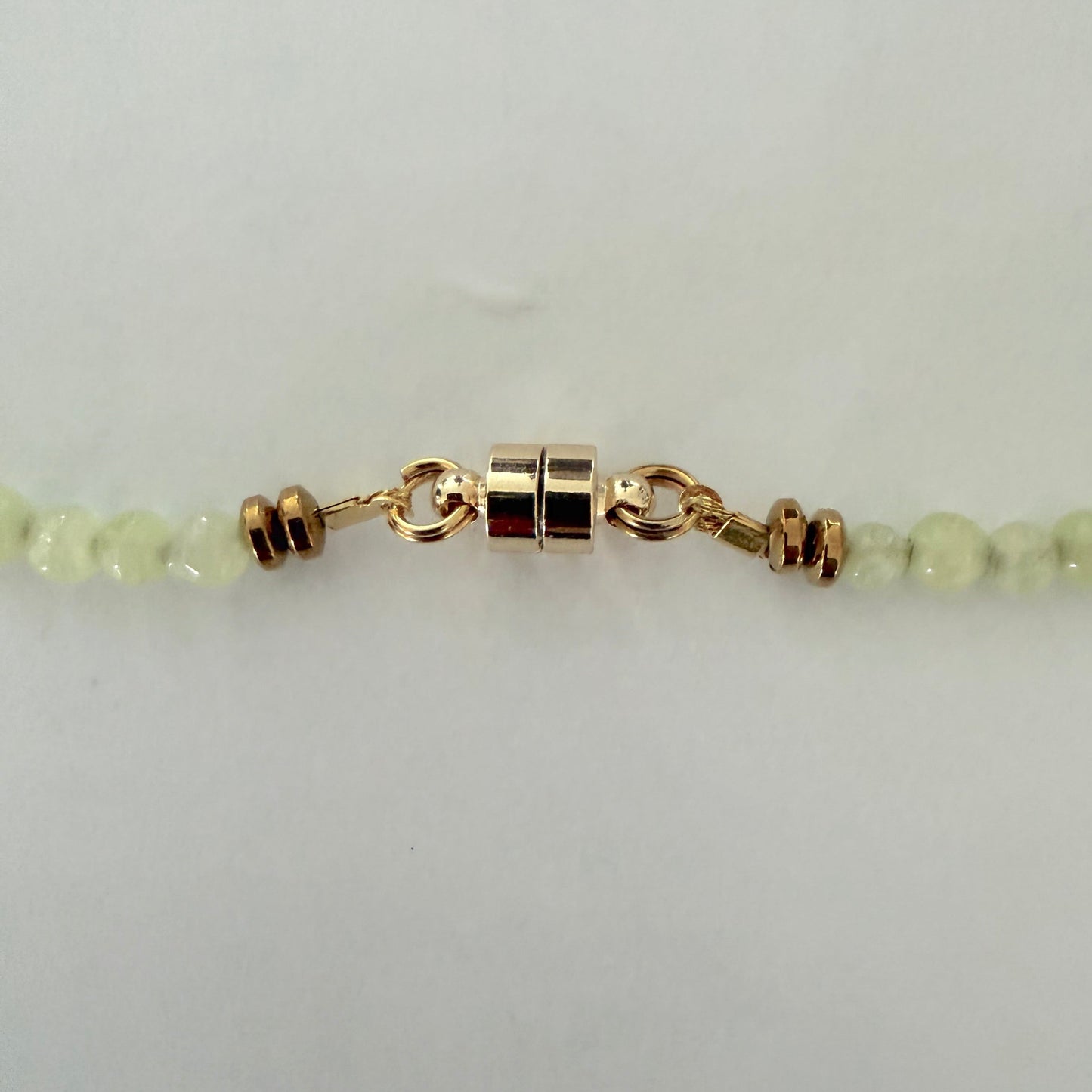 Petra Green Garnet & Gold