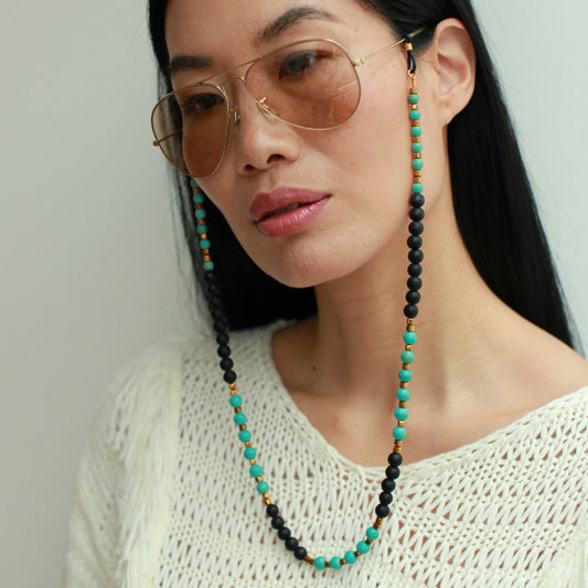 Zahra Turquoise & Obsidian