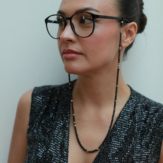 Petra Black Onyx & Silver Hematite