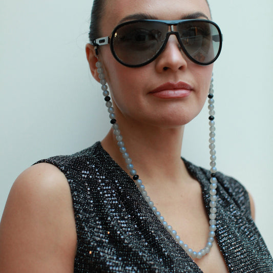 Zahra Moonstone & Black Agate