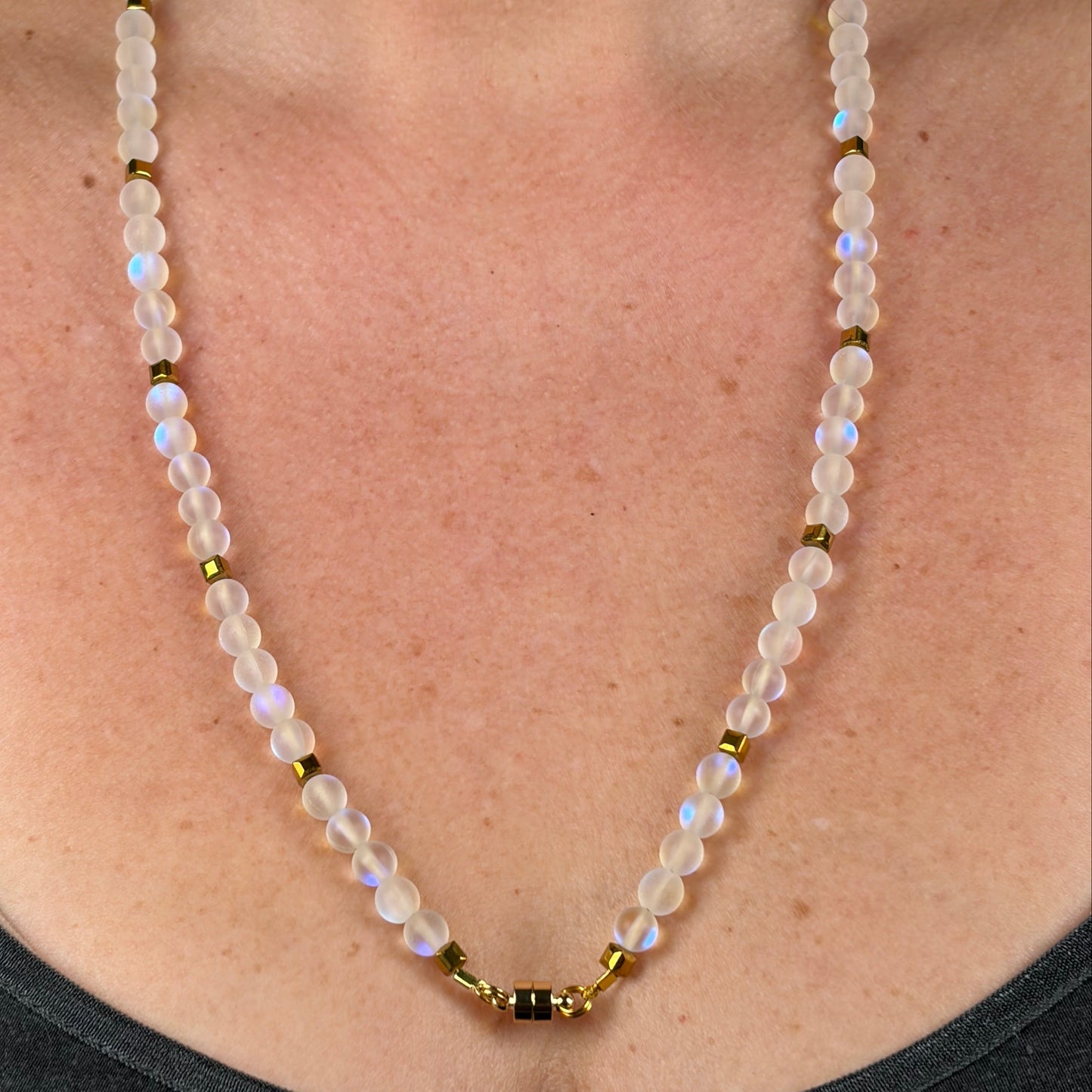 Iri Quartz & Gold Hematite