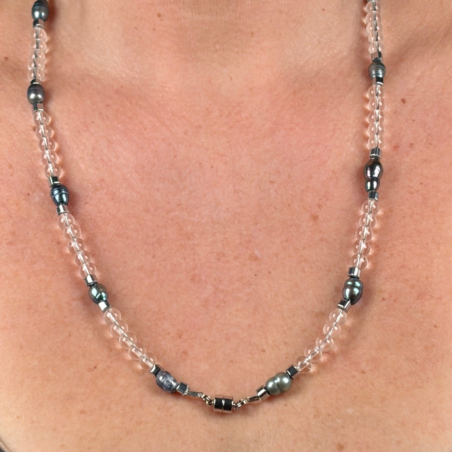 Luna Crystal & Black Pearl