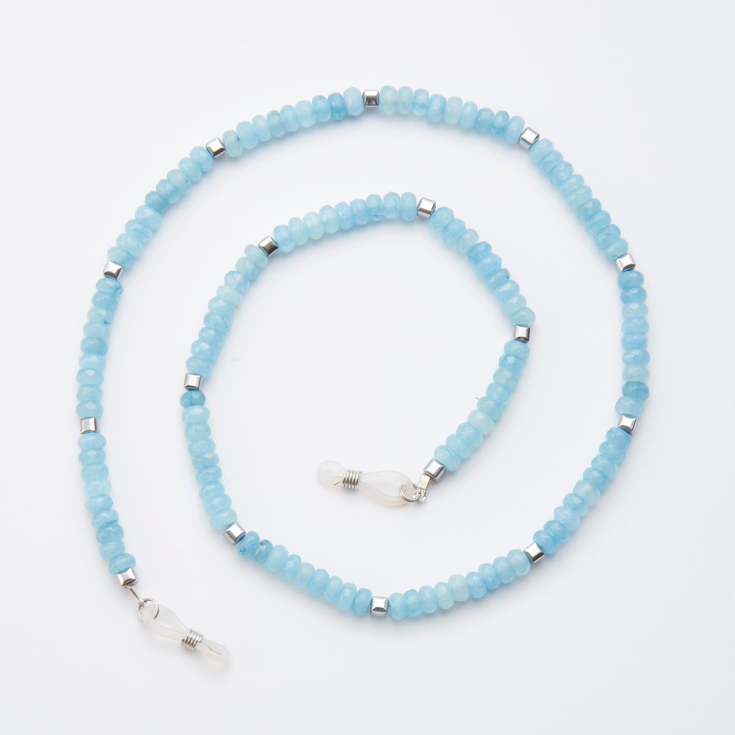 Petra Chalcedony & Silver Hematite