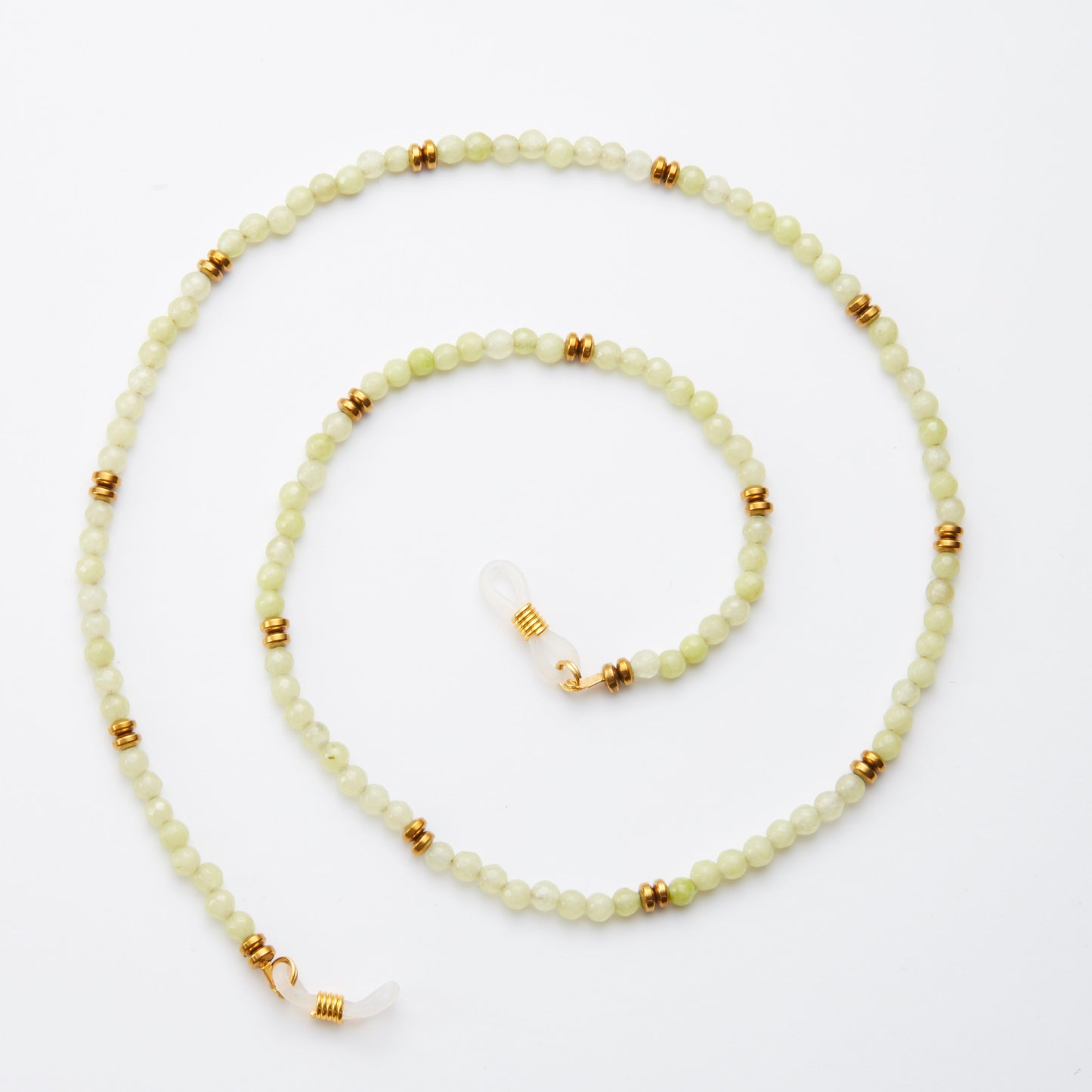 Petra Green Garnet & Gold