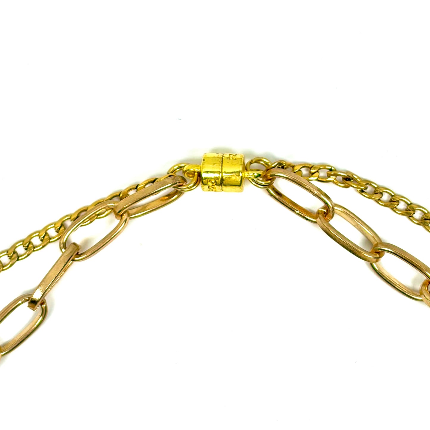 Orbit Carnelian & Gold Double Chain