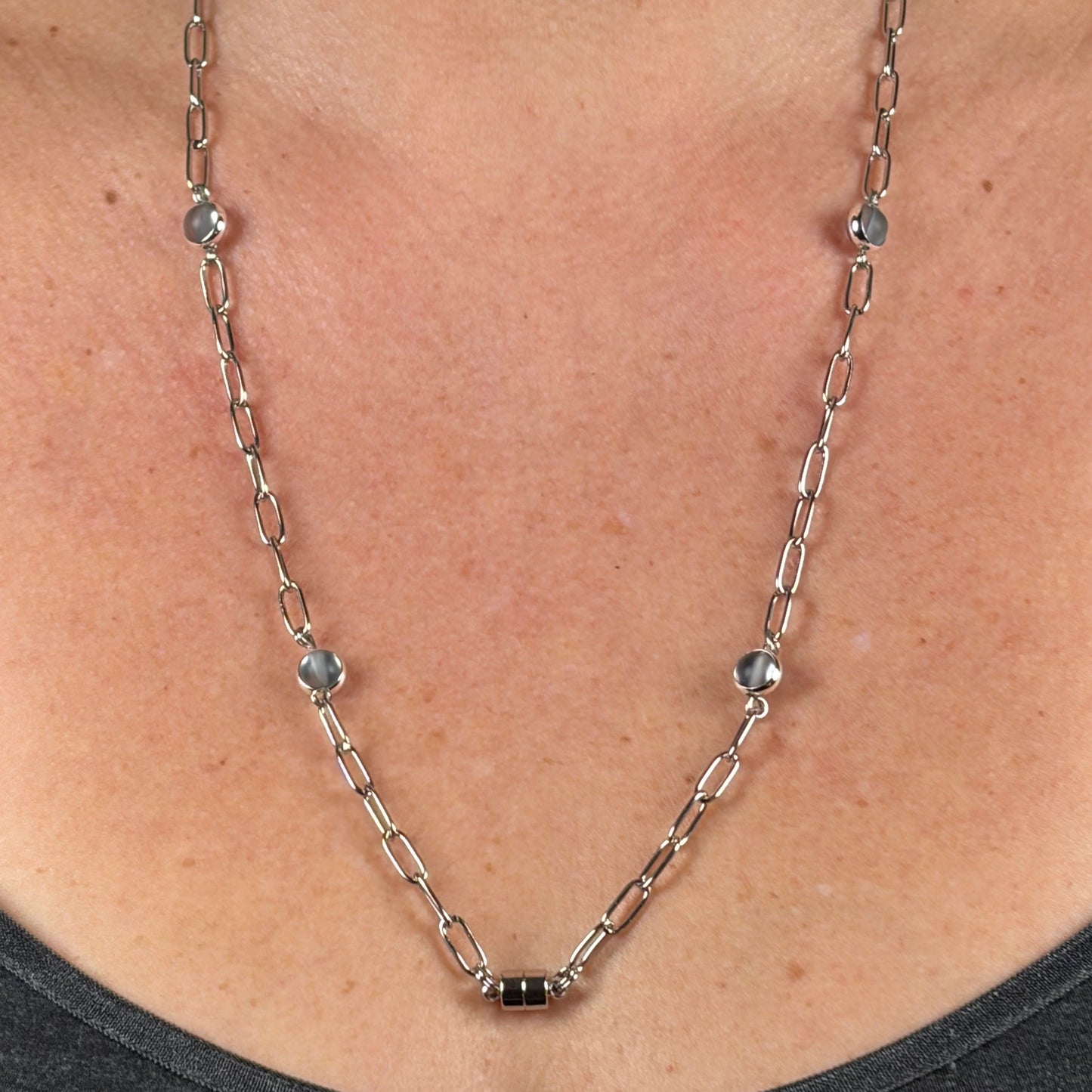 Orbit Grey Crystal & Silver