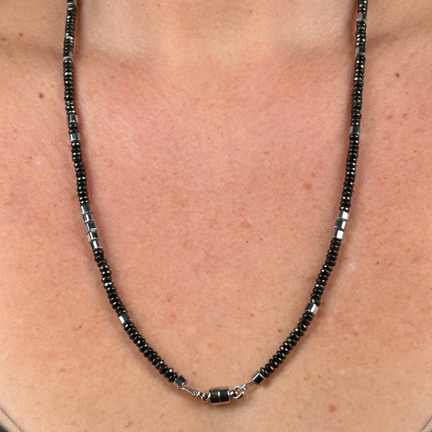 Petra Black & Silver Hematite