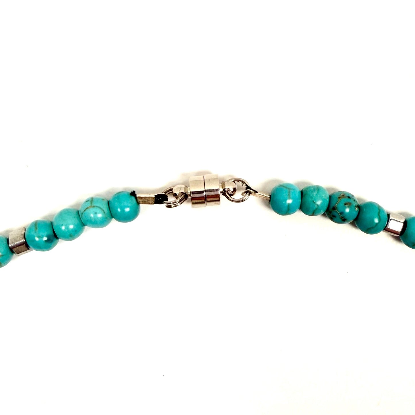 Petra Turquoise & Silver Hematite
